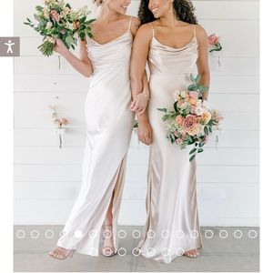 Revelry Skye Satin Dress